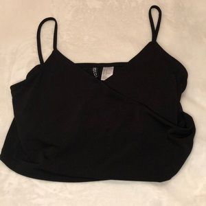 black crop top